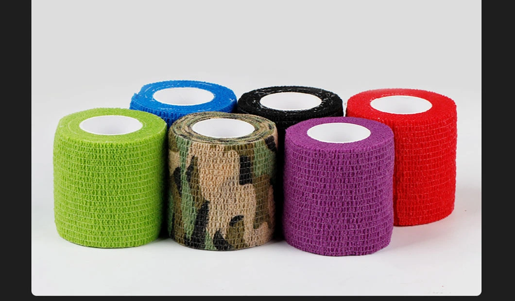 Surgical Colourful Self-Adhesive Elastic Cohesive Bandage for Export