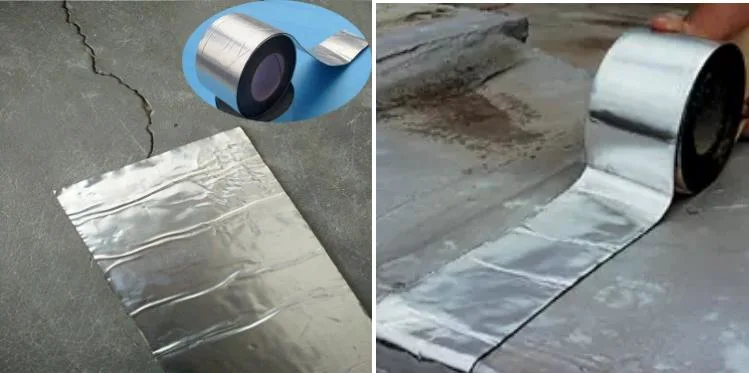 Butyl Band Self Adhesive Waterproof Tape Butyl Rubber Tape with Aluminium Film