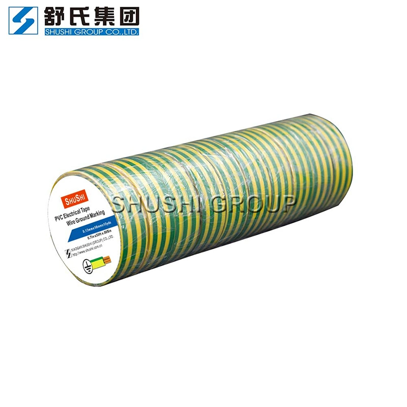 Green Yellow PVC Electrical Tape for Cable and Wire