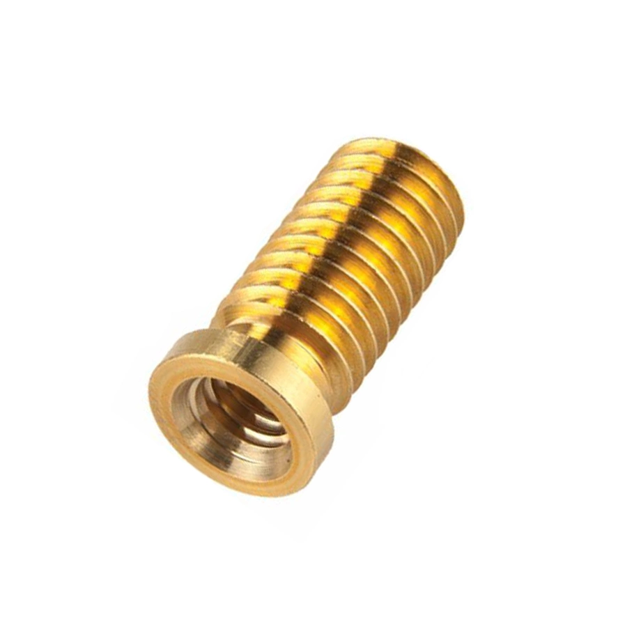 CNC Turning Machine Parts Brass Cue Joint Custom Copper Joint Billiard Cue Joint Bolt Screw