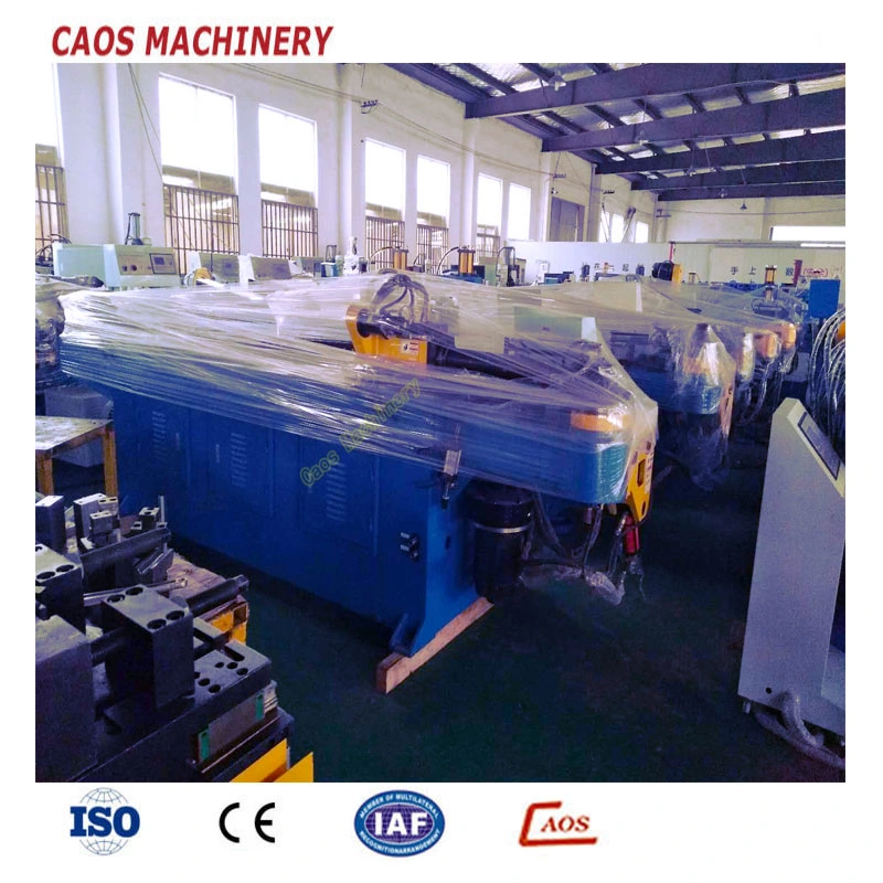 Left and Right Direction Bending Pipe Machine/Pipe Bending Machine with Double Machine Head