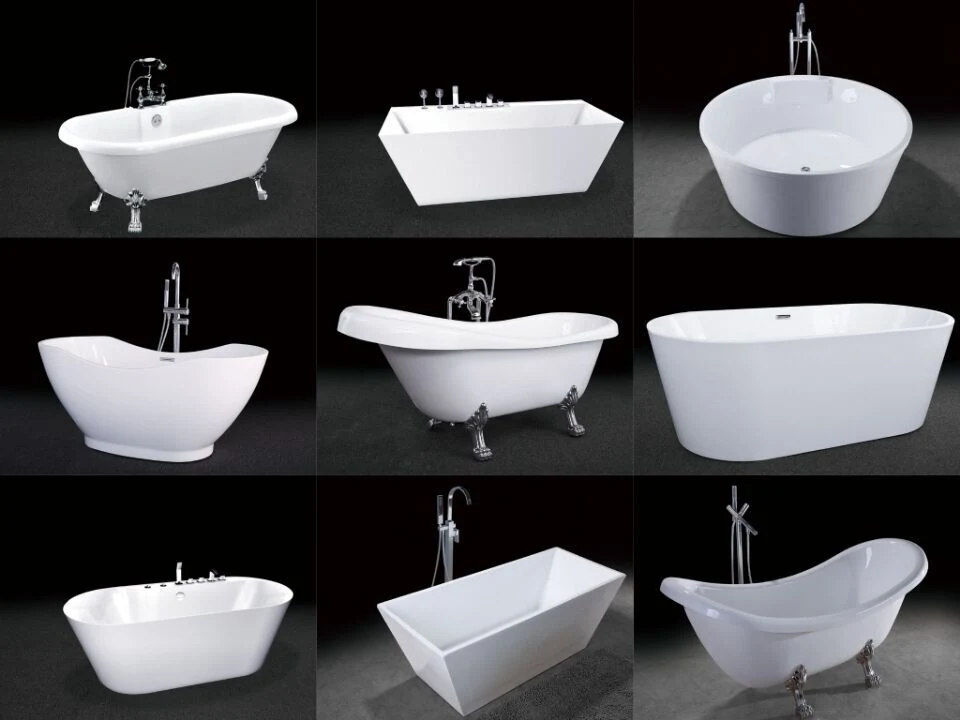 Oval Freestanding Bath Tub for Sanitary Ware Soaking