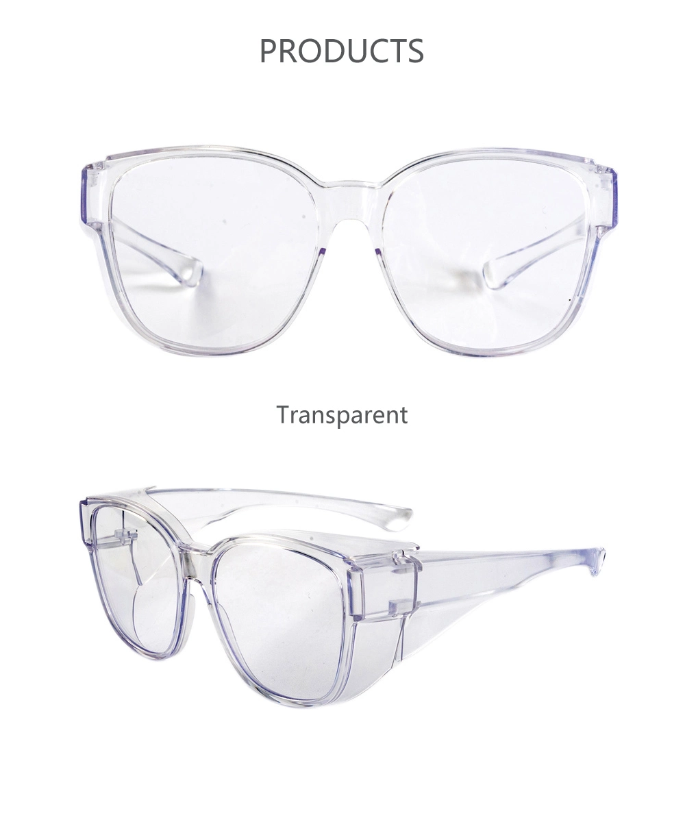 Safety Protective Glasses Eye Protection Goggles with Transparent Glasses for Personal Man or Woman Model 3053