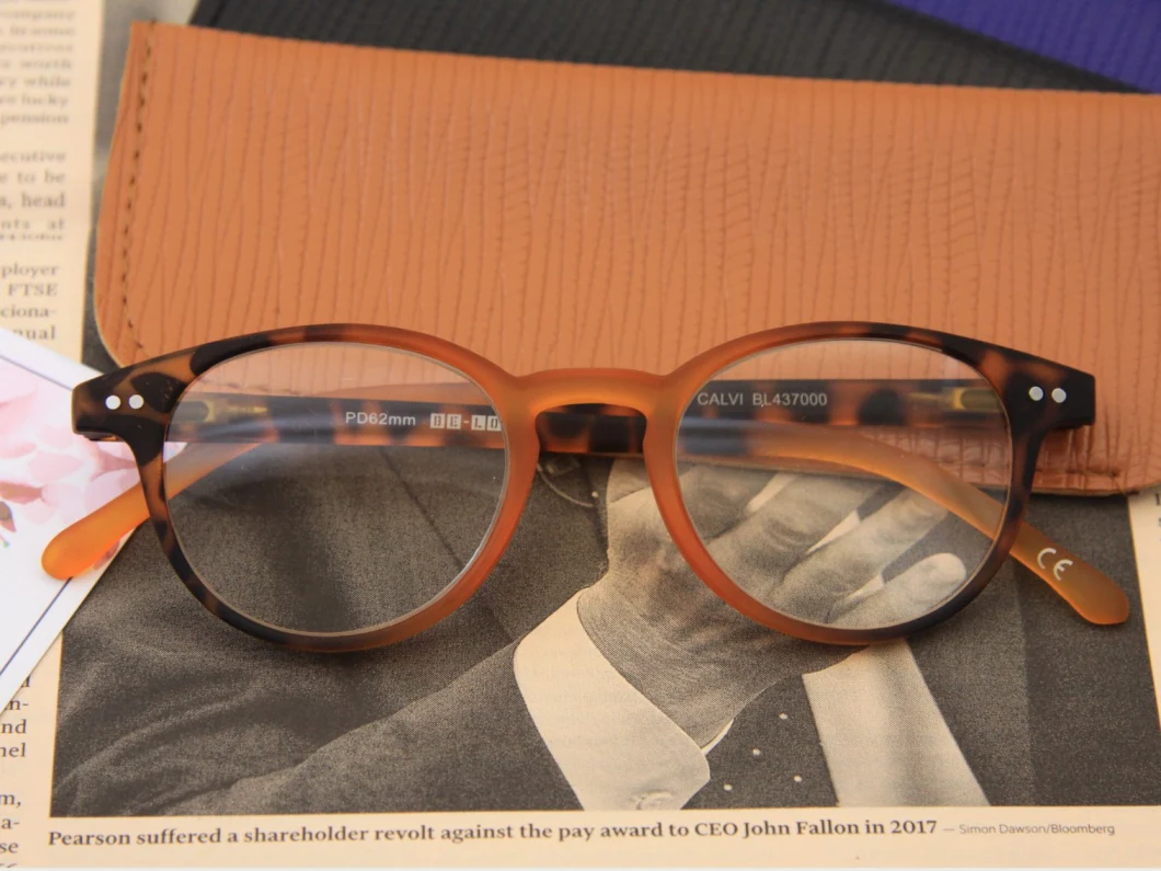 Super Market Gradient Color PC Round Shape Bifocal Reading Glasses