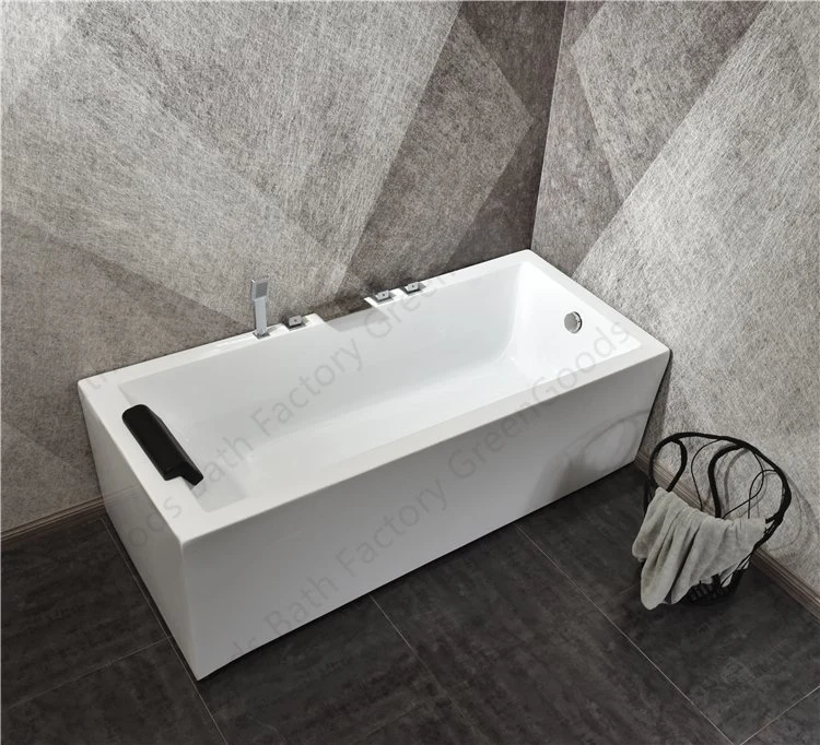 2 Sided Bath Tubs 60 X 32 Inch Rectangular Freestanding Bathtub