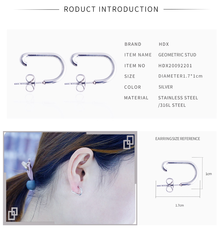 Foreign Trade Fashion Geometric Earrings Korean Version of The Female Earrings