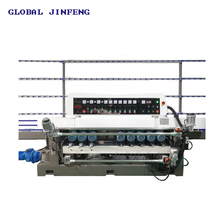 Jfe361sj 9 Motor Lifting Glass Straight Line Grinding Machine for Glass Processing