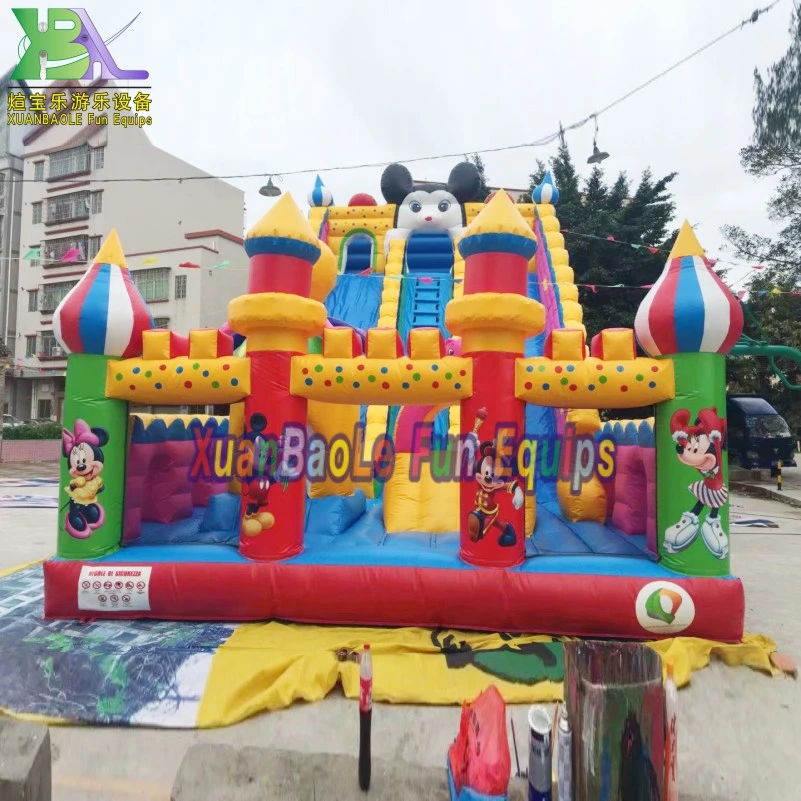 Modern Design Kids Jumping Castle Bouncy Slide Playground Inflatable Amusement Park