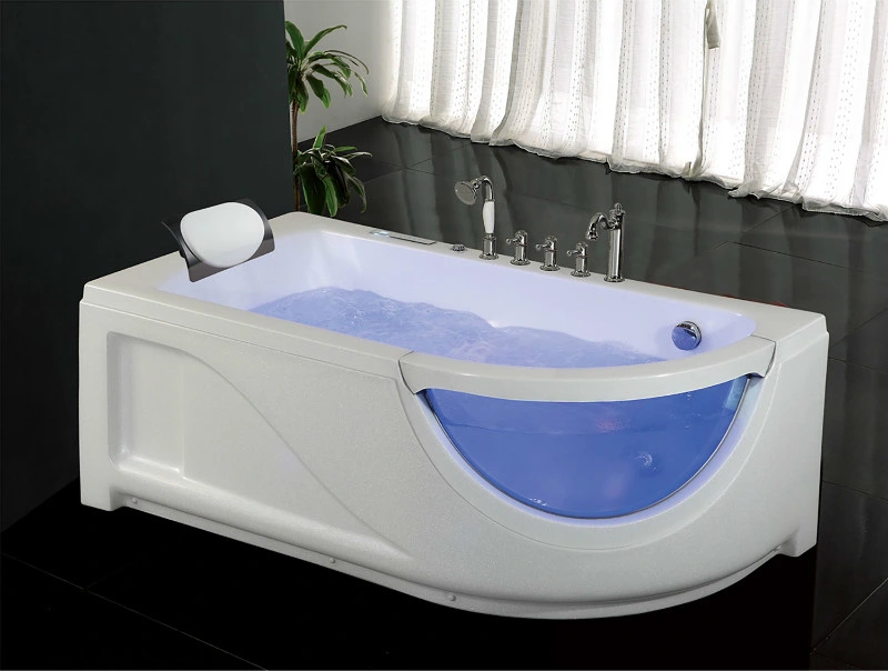 Channing Space Saving Design Single Whirlpool Hot Tub SPA Massage Water Jetted Jacuzzi Bathtub (QT-279)