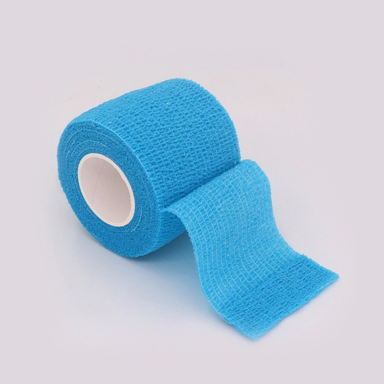 Colorful Cohesive Elastic Self Adhering Bandage with Compression