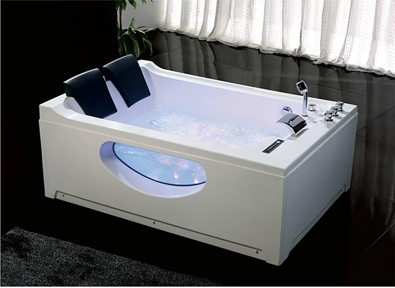 Channing Modern Hot Tub Bathroom Jacuzzi Whirlpool Jetted SPA Massage Bathtub (QT-287)