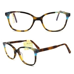 Laminated Acetate Colorful Women Cat Eye Glasses Vintage Wholesale Acetate Optical Frames Low MOQ Eyewear