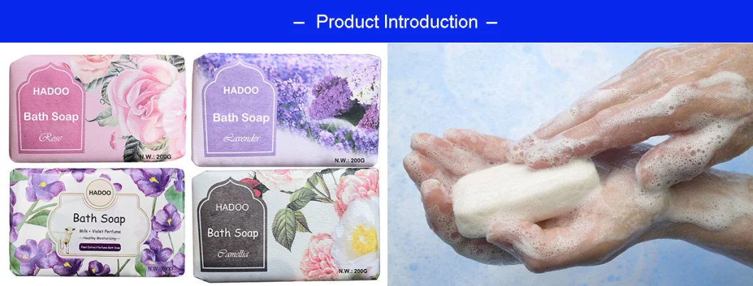 100% Plant Extract Rose Oil Whitening Soap Beauty Soap Bath Soap Private Cosmetics Hotel Supply