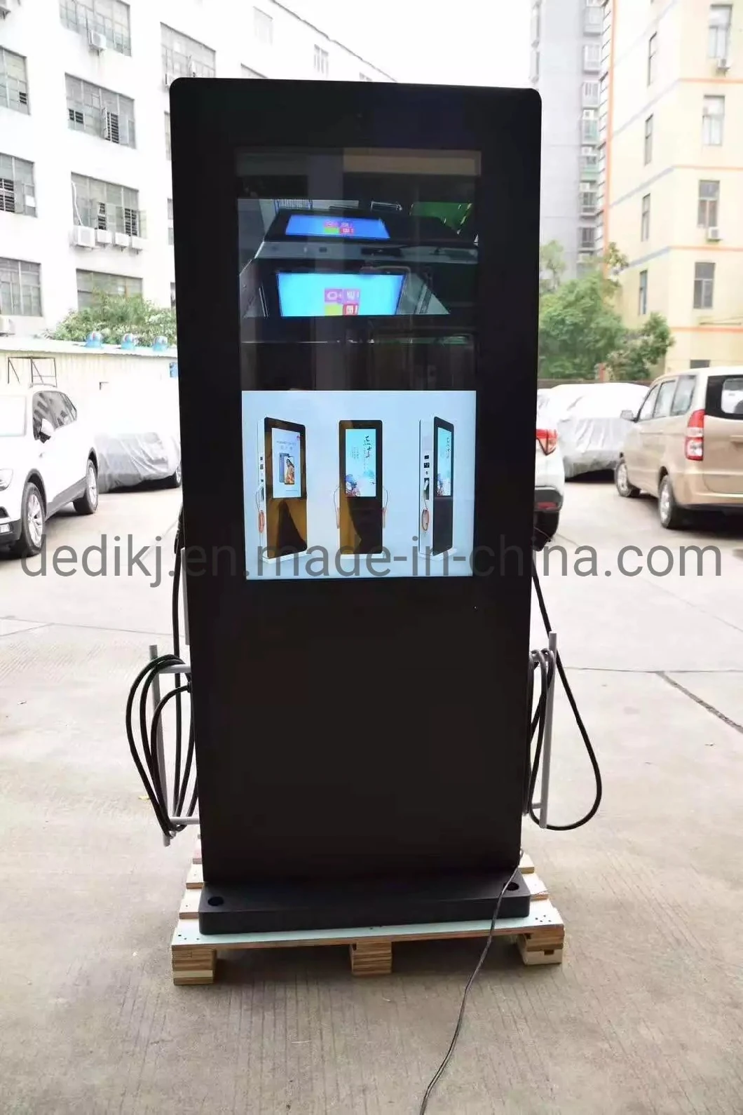 Weatherproof Interactive HD Stand Alone LCD 75 Inch Outdoor Kiosk LCD Digital Signage