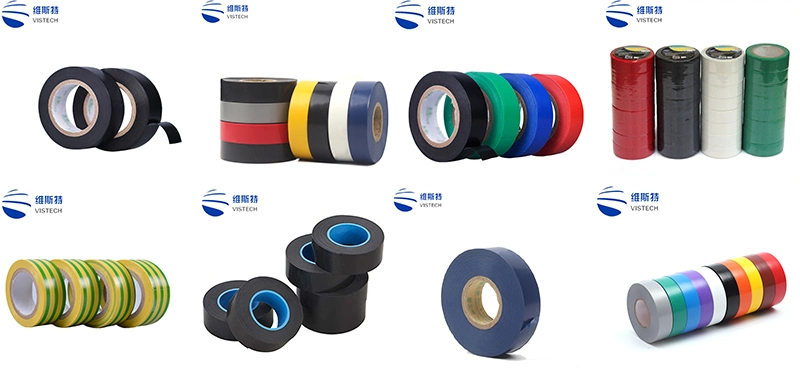 2020 New Single Sided PVC Insulation Tape Custom Multi-Color Electrical Tape