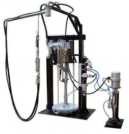 Air Controlled Bicomponent Rubber Spreading Double Glass Machine