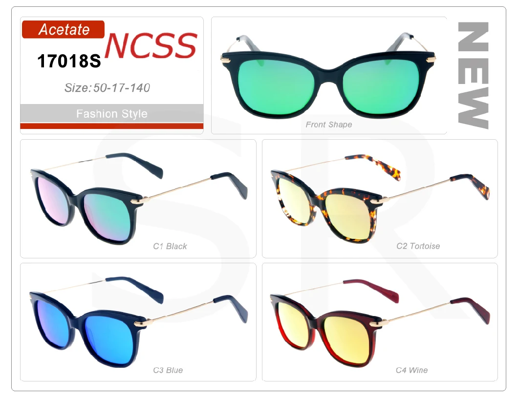 New Trency Custom Wholesale Metal Frame Sunglasses Accept Small Order