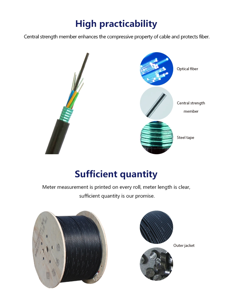 Steel Tape Armored Optical Fiber Cable for Duct