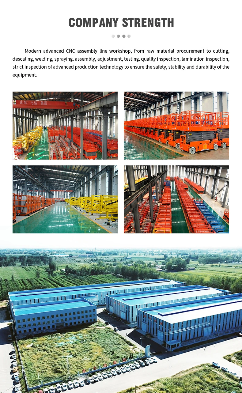 Ce ISO Blue 3.2 M Lifting Height Lift Platform Hydraulic Goods Elevator Hydraulic Platform Price