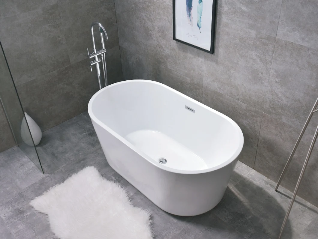 Oval Freestanding Bath Tub for Sanitary Ware Soaking