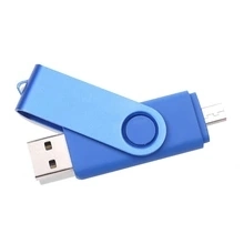 Metal Mini USB Flash Drive with Keychain Design