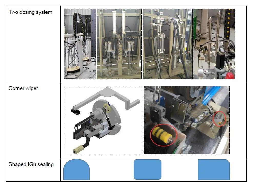 Insulating Glass Machine Production Sealant Spreading Auto Sealing Silicone Robot Machine