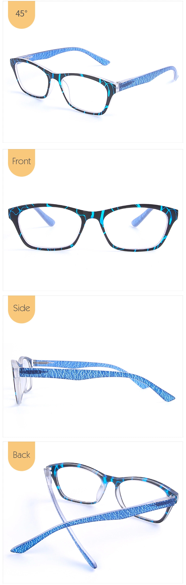 Retro Fashion Protection Adult Computer Blue Light Filter Glasses