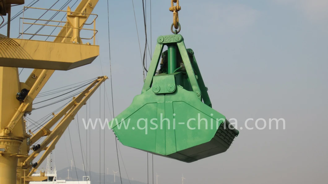 Gbm Loading and Unloading Bulk Crago Electric Hydraulic Ship Crane Grab