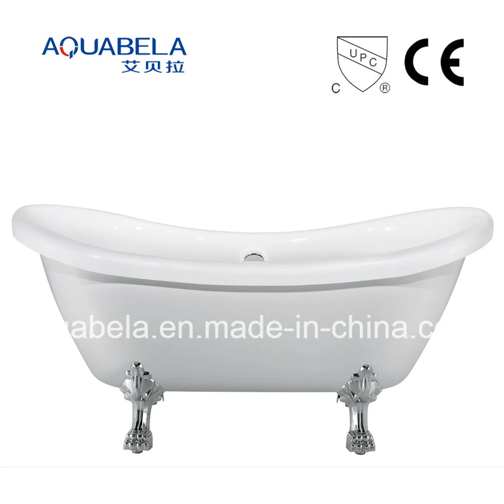 CE/Cupc Approved Pure Acrylic Double Ended Clawfoot Bathtub (JL643)