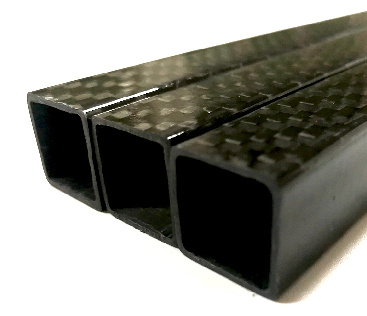 Abrasion Resistant 3K Weave Carbon Fiber Products Carbon Fibre Square Pipe