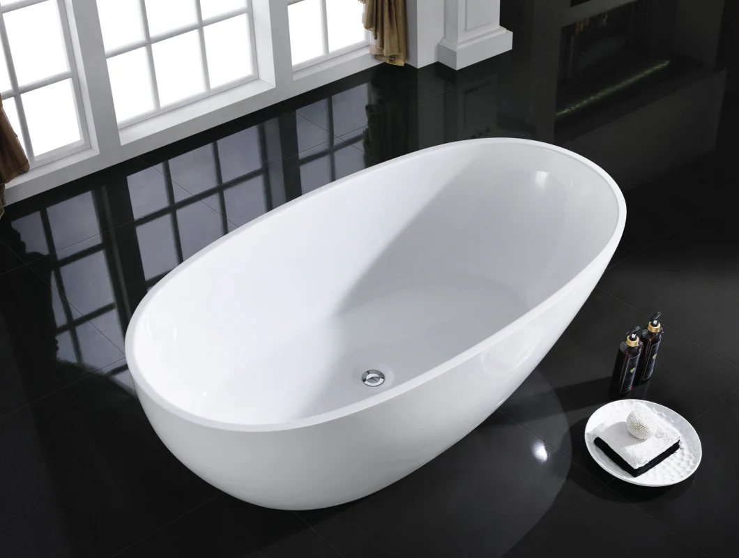 Channing  Acrylic Freestanding Bathtub Deep Soaking   Bathtub  (QT-06218)