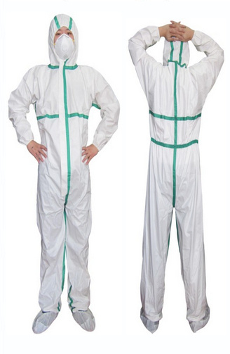 Industrial Safety Dubai Type Coverall with Reflective Tape (FDA/CE/ISO Approved)