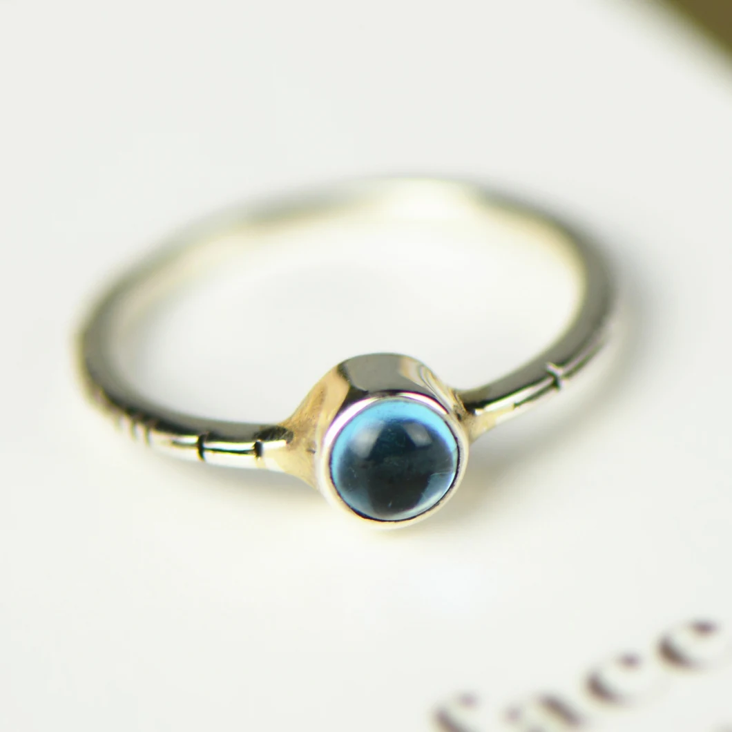 Mood Ring in Gold, Rose Gold, or Silver Minimalist, Delicate Jewelry
