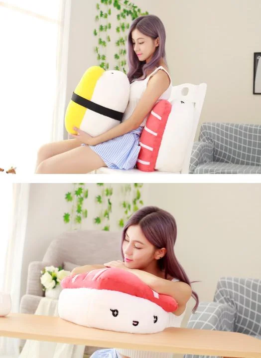 The Latest Cute Sushi Throw Pillow High Quality Plush Toys Cute Dolls That Girls Like