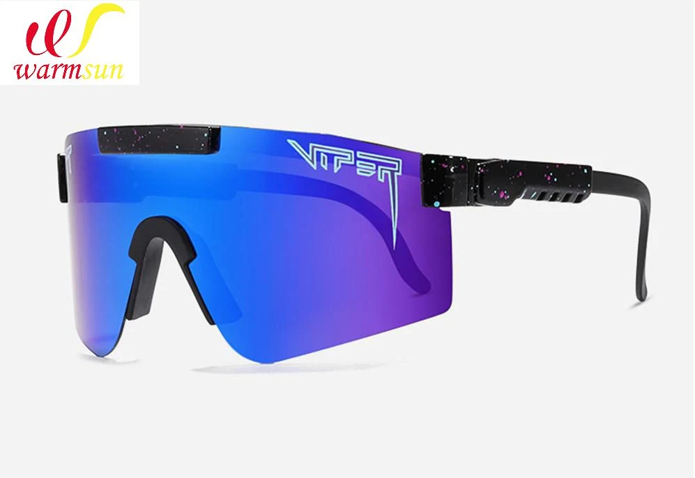 Original Pit Viper Sport Google Polarized Sunglasses for Men and Women Outdoor Windproof Eyewear UV Mirrored Lens