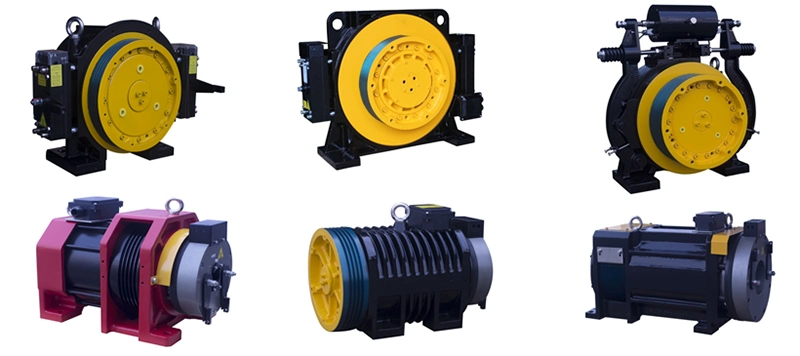 India Market, Gearless Traction Machine for Elevator/Lift (CE Certificate) , Elevator Traction Motor