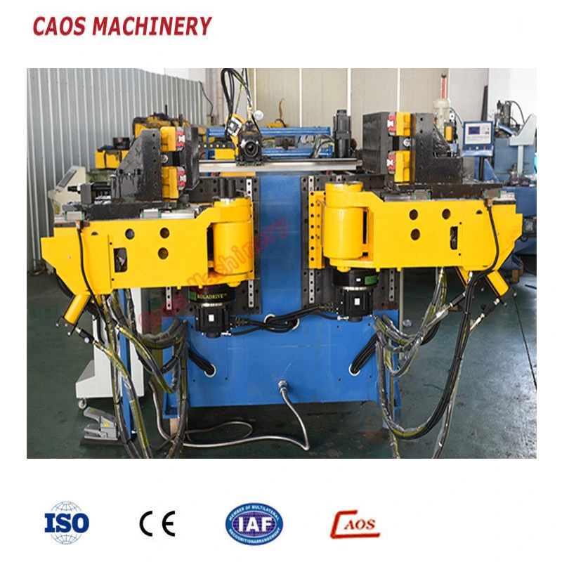 Left and Right Direction Bending Pipe Machine/Pipe Bending Machine with Double Machine Head