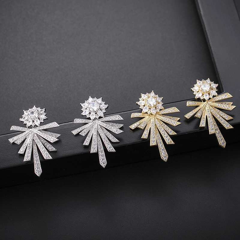 2021 Best Seller Newest Design Fashion Diamond Jewelry Earring Pearl Sterling Silver Stud Earring (28)