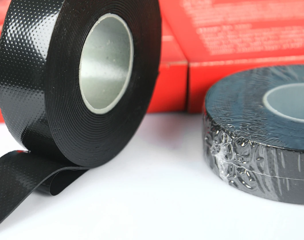 Black Rubber Self Adhesive High Voltage Insulation Electrical Tape
