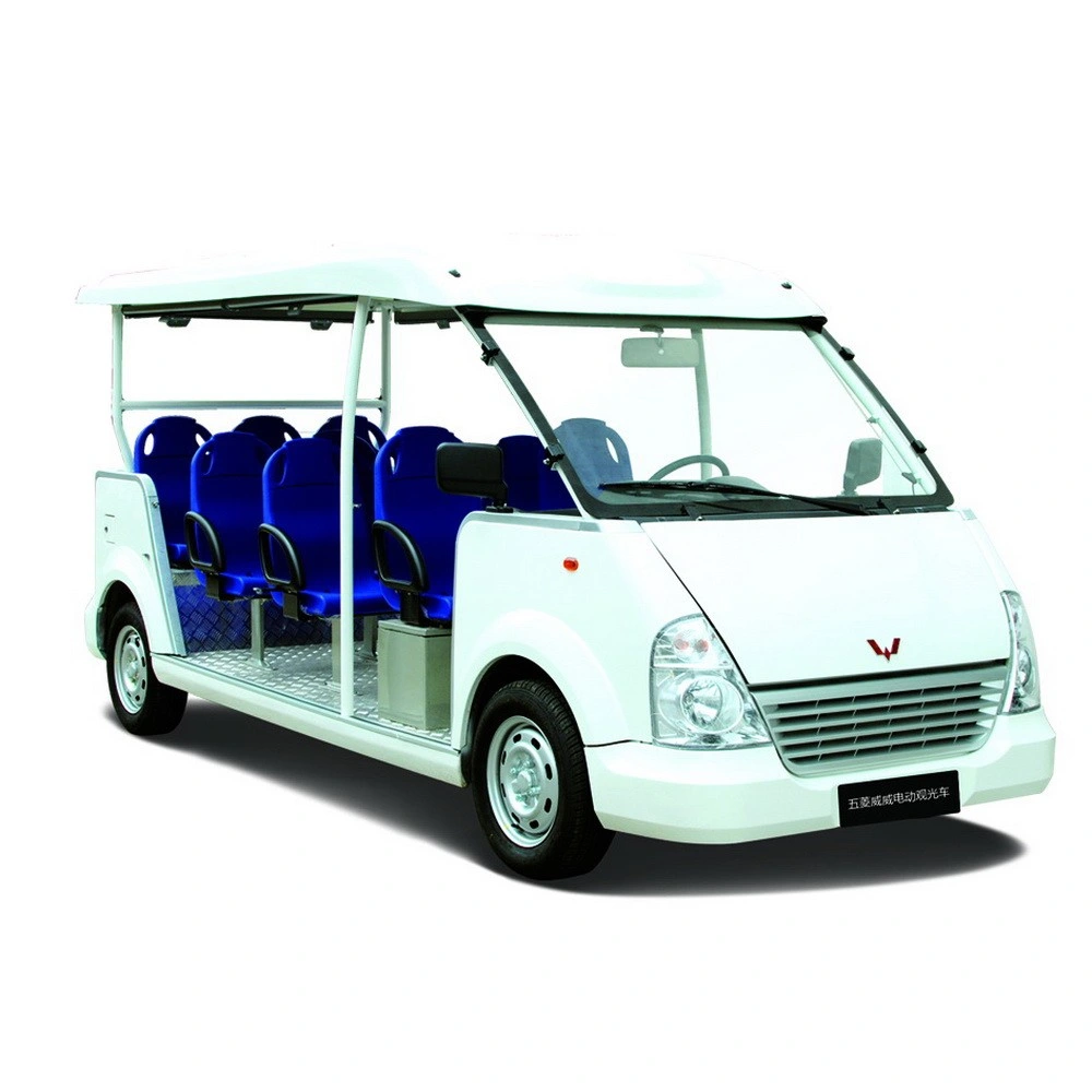 CE Certification14 Passager Electric Resort Car /Sightseeing Bus/Tourist Electric Car with Door Used Scenic Arear