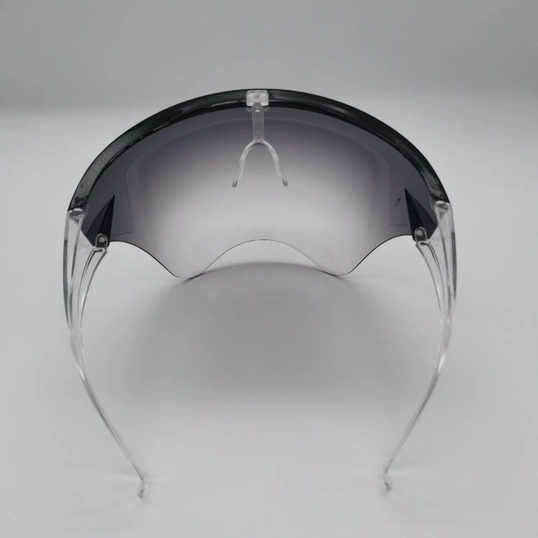 Custom Mens Shades Men Glasses Clear Gradient Oversized Sunglasses Oversized Face Shield Sunglasses Transparent Full Face