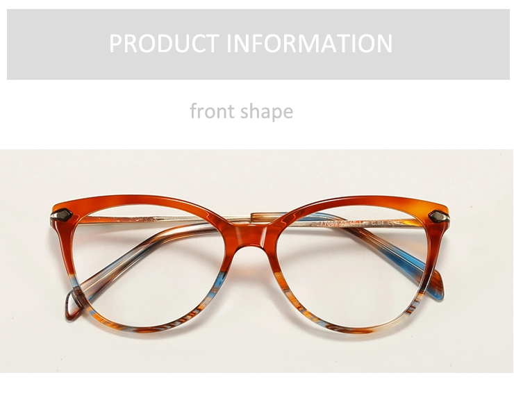 High Quality Acetate and Metal Combined Glasses Frames
