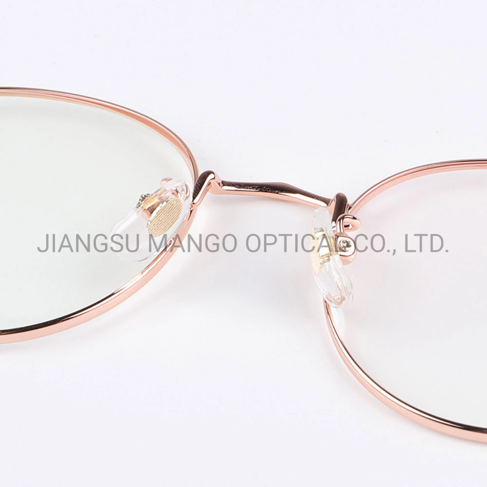 Elegant Oval Very Light Optical Metal Frame Eyewear Glasses Frame