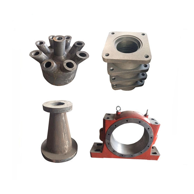 Investment Casting Exhaust Manifold Locomotive Spare Parts Carbon Steel Casting