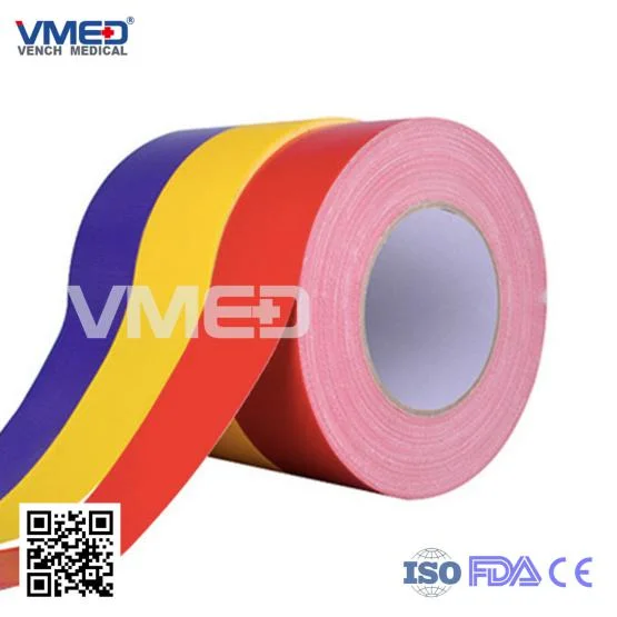 Bright Color Non-Woven Cotton Cohesive Elastic Gauze, Medical Gauze Bandage for Dressing, First Aid Medical Supply Absorbent 100% Cotton Gauze Roll Bandage