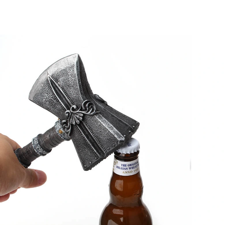 Customized Resin Mjolnir Hammer of Thor Shaped Beer Bottle Opener