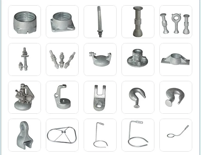 Pole Line Hardware/ Casting Forged Carbon Steel Insulator Fitting