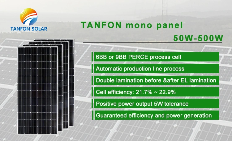 Tanfon Made in China Cheap Solar Panel 250W 260W for India Market