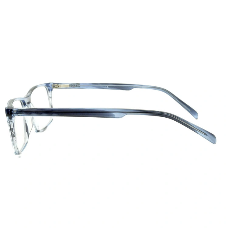 2021 Fashionable Oversized Square Shape Reading Glasses with Blue Demi