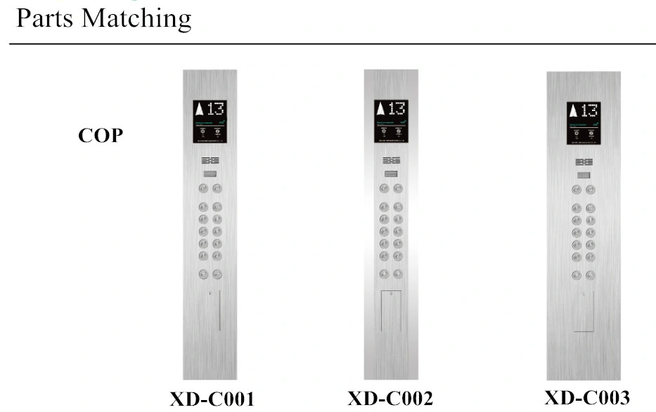 Tkr800-Co60 Siemens Core Components Machine Roomless Commercial Passenger Elevator Se7000 Series